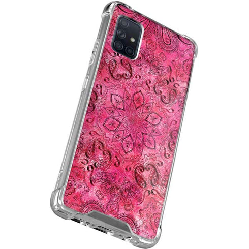 Pink Zen Ginseng Galaxy A71 5G Clear Case