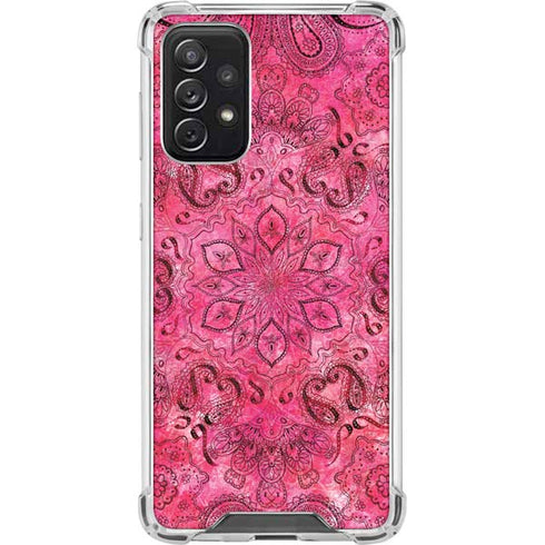 Pink Zen Ginseng Galaxy A72 5G Clear Case