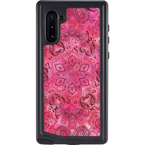 Pink Zen Ginseng Galaxy Note 10 Waterproof Case