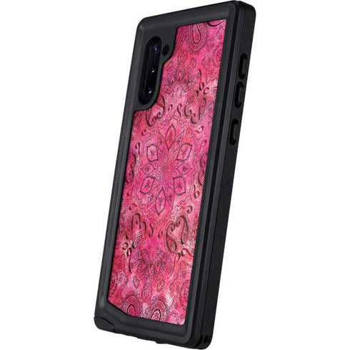 Pink Zen Ginseng Galaxy Note 10 Waterproof Case