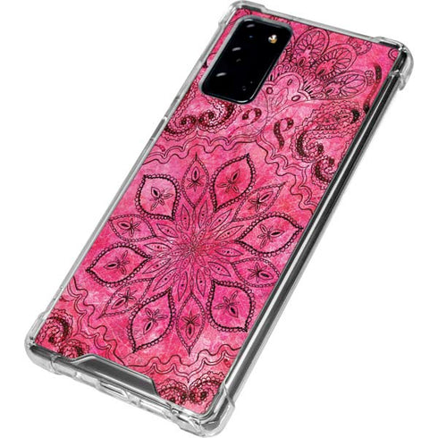 Pink Zen Ginseng Galaxy Note20 5G Clear Case