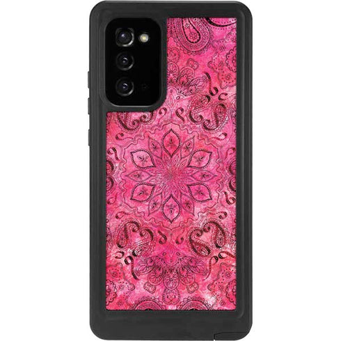 Pink Zen Ginseng Galaxy Note20 5G Waterproof Case
