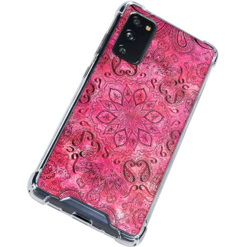 Pink Zen Ginseng Galaxy S20 FE Clear Case