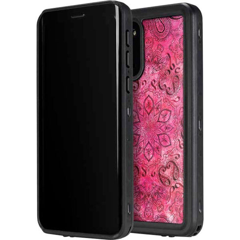 Pink Zen Ginseng Galaxy S20 Plus Waterproof Case