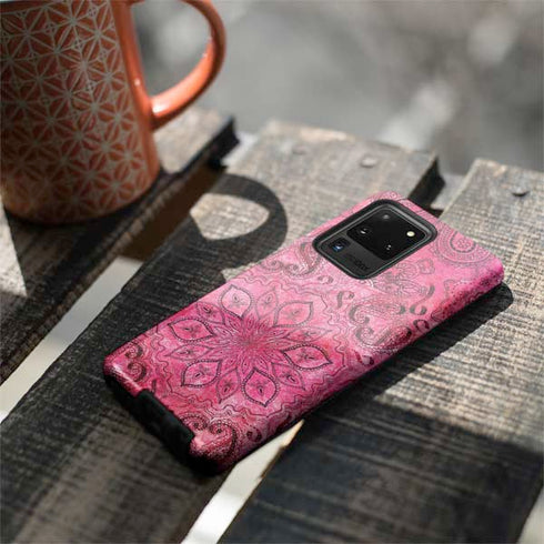 Pink Zen Ginseng Galaxy S20 Ultra 5G Pro Case