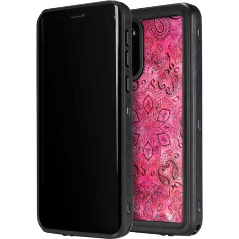 Pink Zen Ginseng Galaxy S20 Waterproof Case