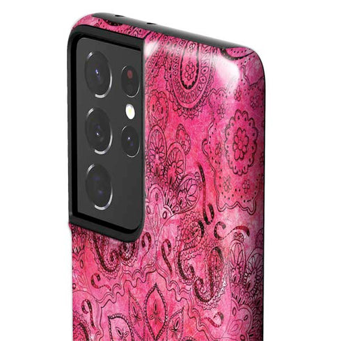 Pink Zen Ginseng Galaxy S21 Ultra 5G Pro Case