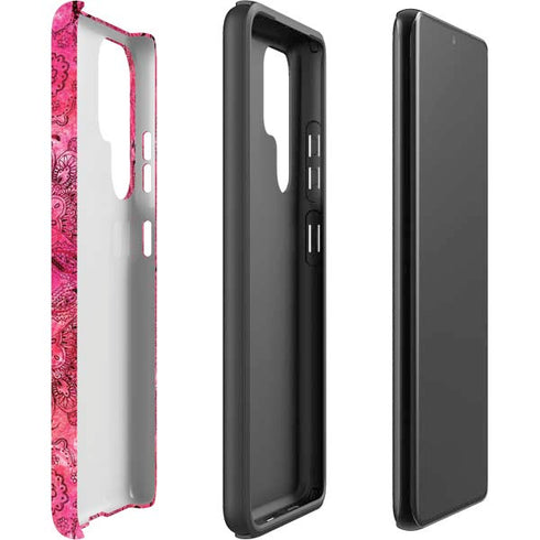 Pink Zen Ginseng Galaxy S22 Ultra Pro Case