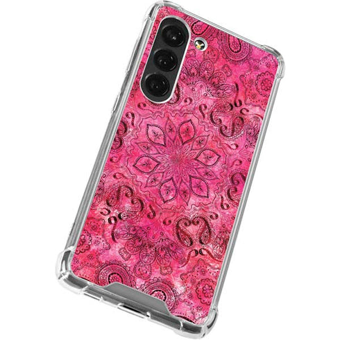 Pink Zen Ginseng Galaxy S23 Clear Case