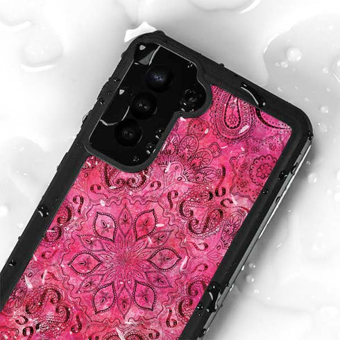 Pink Zen Ginseng Galaxy S23 Waterproof Case