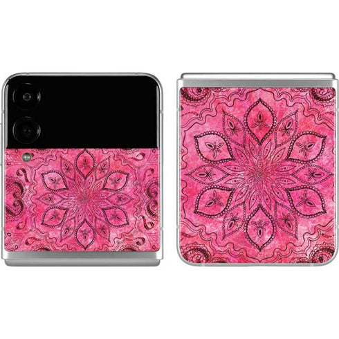 Pink Zen Ginseng Galaxy Z Flip4 5G Skin