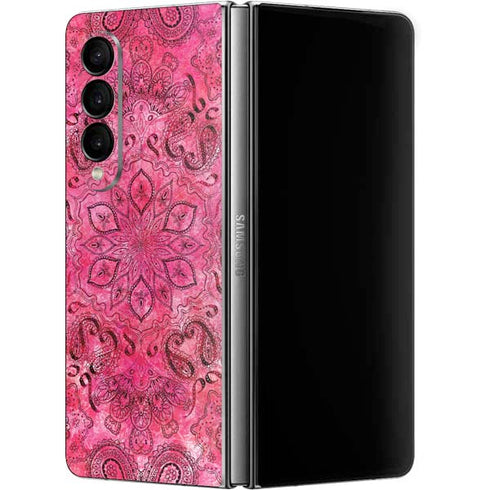 Pink Zen Ginseng Galaxy Z Fold4 5G Skin
