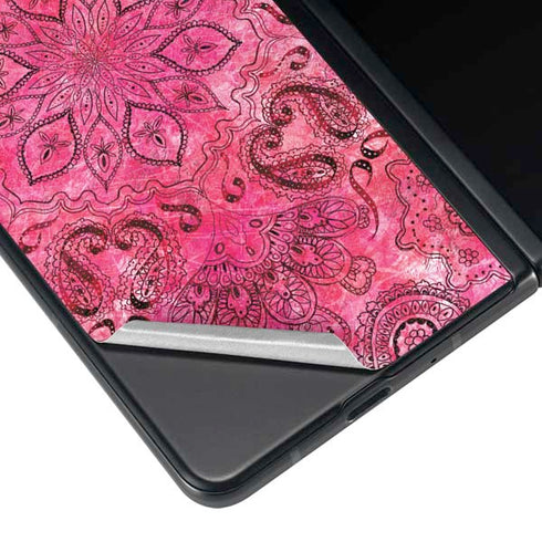 Pink Zen Ginseng Galaxy Z Fold4 5G Skin