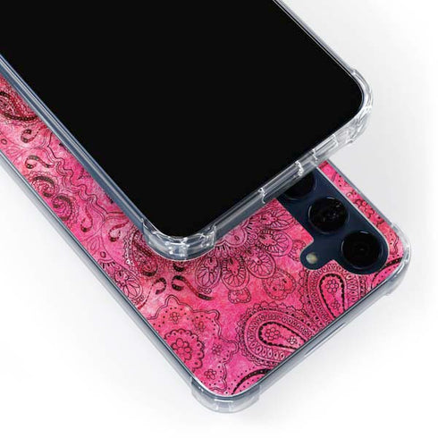 Pink Zen Ginseng Galaxy S24 Clear Case