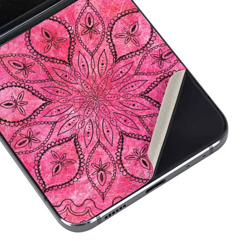 Pink Zen Ginseng Galaxy Z Flip5 5G Skin