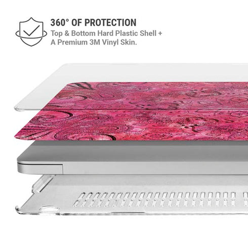 Pink Zen Ginseng MacBook Air 15in (2023-2025) Case plus Skin