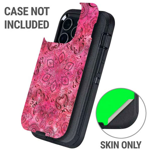 Pink Zen Ginseng Otterbox Defender iPhone Skin