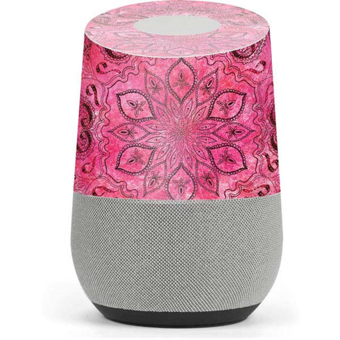 Pink Zen Ginseng Google Home Skin