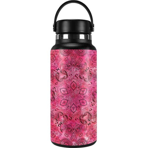 Pink Zen Ginseng Hydro Flask 32oz Wide Mouth Skin