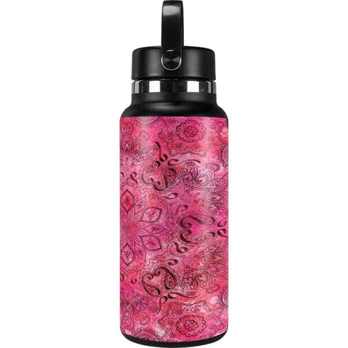 Pink Zen Ginseng Hydro Flask 32oz Wide Mouth Skin
