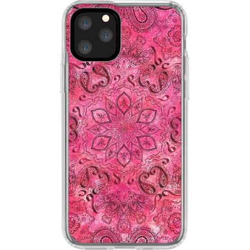 Pink Zen Ginseng iPhone 11 Pro Clear Case