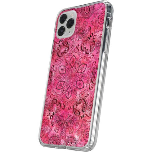 Pink Zen Ginseng iPhone 11 Pro Clear Case