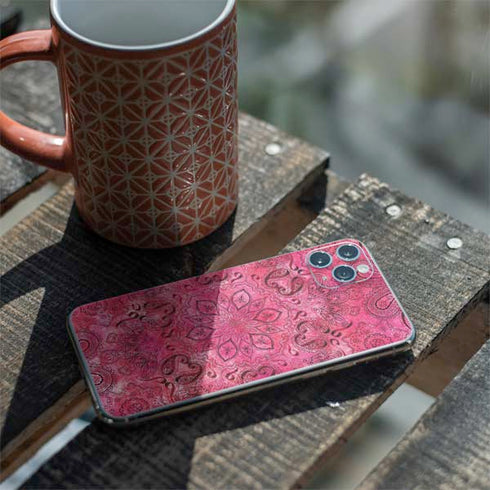 Pink Zen Ginseng iPhone 11 Pro Max Skin