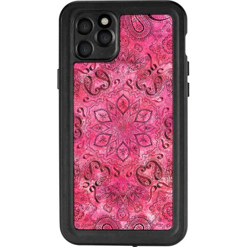 Pink Zen Ginseng iPhone 11 Pro Max Waterproof Case
