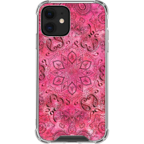 Pink Zen Ginseng iPhone 12 Mini Clear Case
