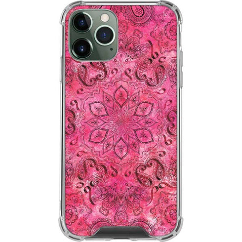 Pink Zen Ginseng iPhone 12 Pro Clear Case