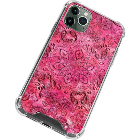 Pink Zen Ginseng iPhone 12 Pro Clear Case