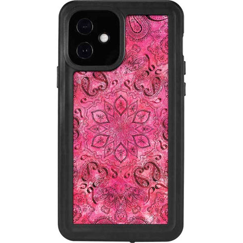 Pink Zen Ginseng iPhone 12 Waterproof Case