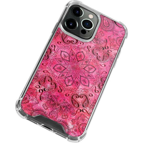 Pink Zen Ginseng iPhone 13 Pro Max Clear Case