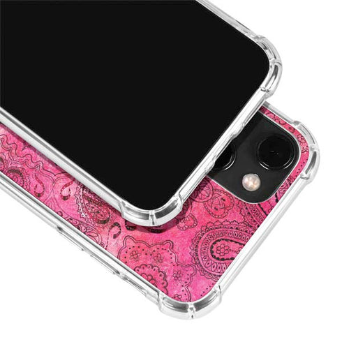 Pink Zen Ginseng iPhone 14 Clear Case