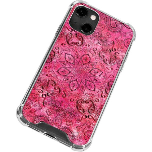 Pink Zen Ginseng iPhone 14 Clear Case