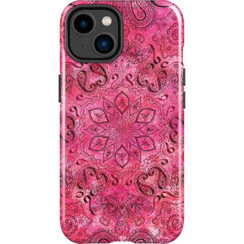 Pink Zen Ginseng iPhone 15 Plus Impact Case