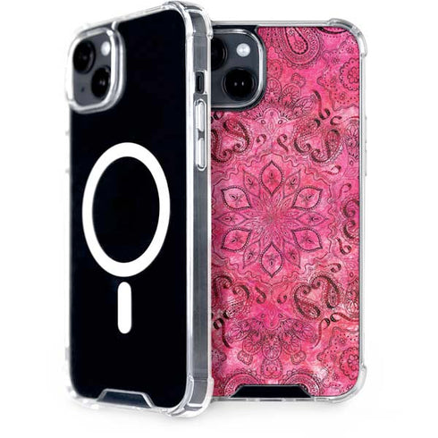 Pink Zen Ginseng iPhone 15 Plus MagSafe Case