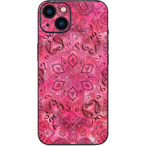 Pink Zen Ginseng iPhone 15 Plus Skin