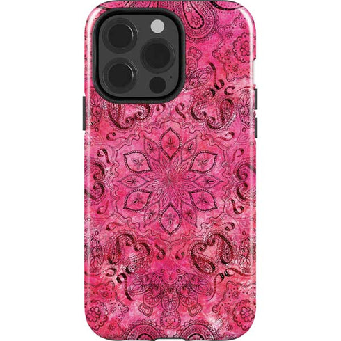 Pink Zen Ginseng iPhone 15 Pro Impact Case