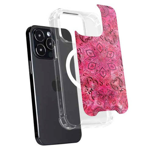 Pink Zen Ginseng iPhone 15 Pro Max MagSafe Case