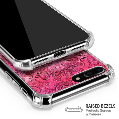 Pink Zen Ginseng iPhone 7/8 Plus Clear Case