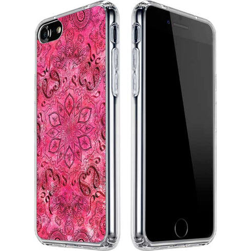 Pink Zen Ginseng iPhone SE (2nd & 3rd Gen) Clear Case