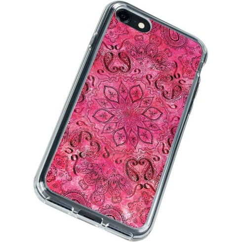 Pink Zen Ginseng iPhone SE (2nd & 3rd Gen) Clear Case