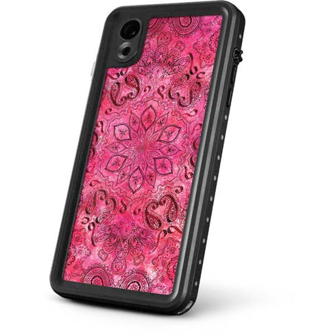 Pink Zen Ginseng iPhone XR Waterproof Case