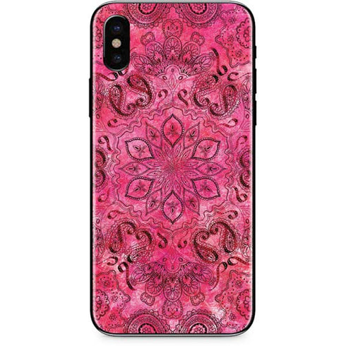 Pink Zen Ginseng iPhone XS Skin