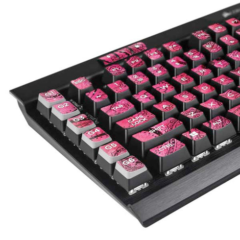 Pink Zen Ginseng K95 RGB PLATINUM Mechanical Gaming Keyboard Skin