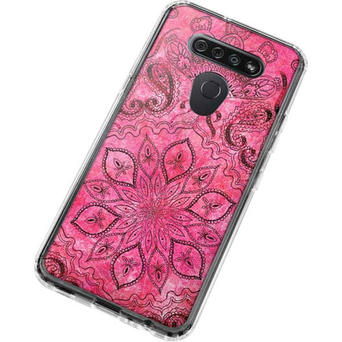 Pink Zen Ginseng LG K51/Q51 Clear Case