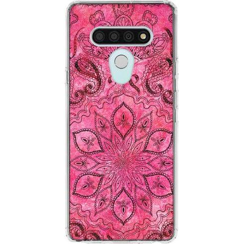 Pink Zen Ginseng LG Stylo 6 Clear Case