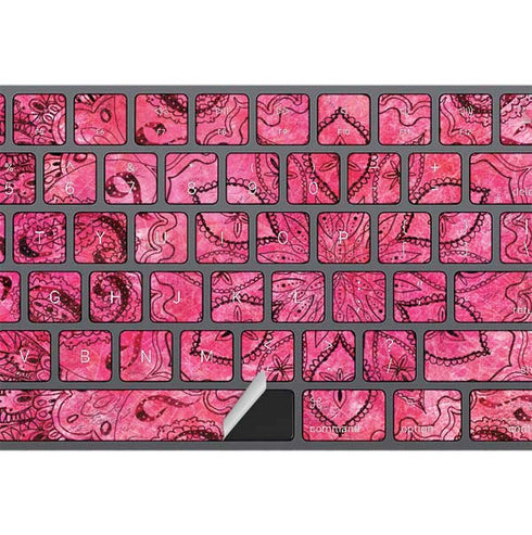 Pink Zen Ginseng Magic Keyboard with Numeric Keypad Skin