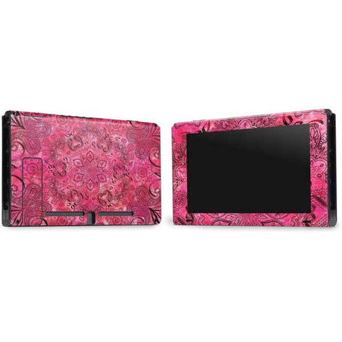 Pink Zen Ginseng Nintendo Switch Bundle Skin